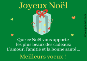 Modèle de belle lettre de Noël et courrier de bonne fête