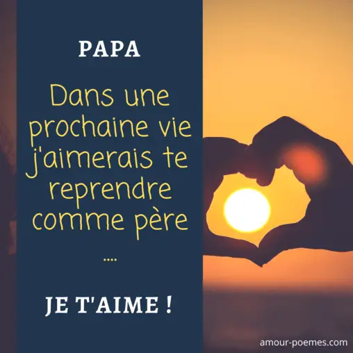 Originale Carte anniversaire papa Je t'aime