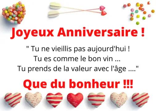 Phrase drôle pour lui souhaiter un joyeux anniversaire