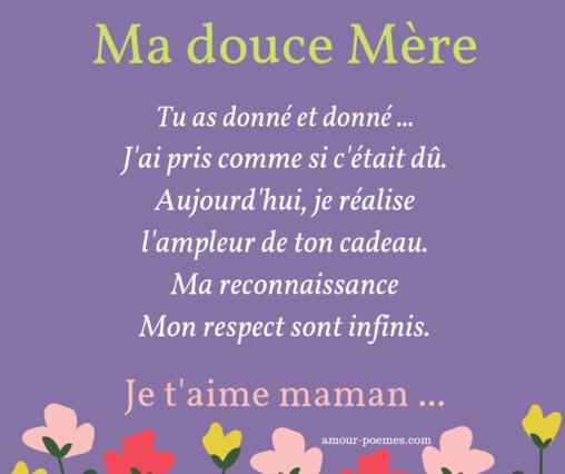 Beaux Messages Pour Une Mere Citations Maman Je T Aime Pardon Merci