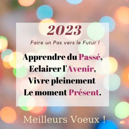 Image bonne année 2023 originale et positive