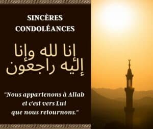 Presenter Ses Condoleances Islam