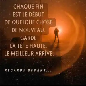 Messages optimistes après un échec ou une déception amoureuse